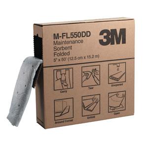 3M™ Maintenance Sorbent Folded M-FL550DD, High Capacity