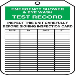 Inspection and Status Record Tags
