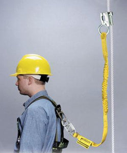 Rope Grab with Manyard® Shock-Absorbing Lanyard