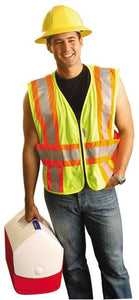 OccuLux® Class 2 Premium Expandable Two-Tone Mesh Vests