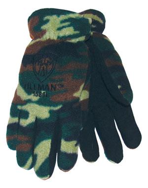 1586 Camo Polar Fleece Gloves